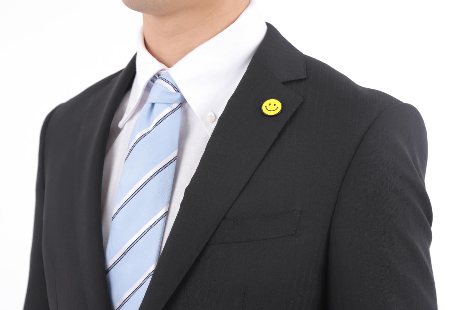 Amazon.co.jp: バッジ スマイルマーク ピンバッジ ピンズ にこ